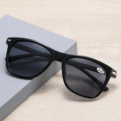 STYLISH LARGE FRAME BIFOCAL SUNGLASSES