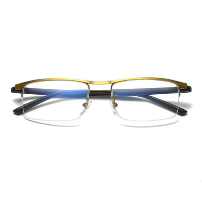 FASHIONABLE ALLOY MULTIFOCAL ANTI-BLUE LIGHT READING GLASSES