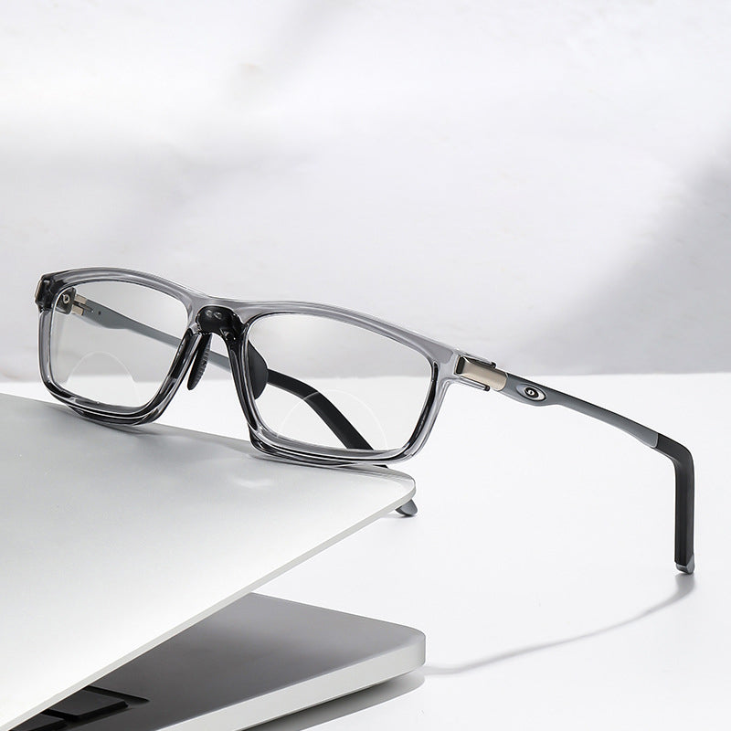 SPORTS COLOR-CHANGING MULTI-FOCAL READING GLASSES