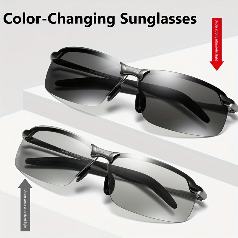 DAY AND NIGHT COLOR CHANGING DRIVING SUNGLASSES ANTI GLARE ANTI UV