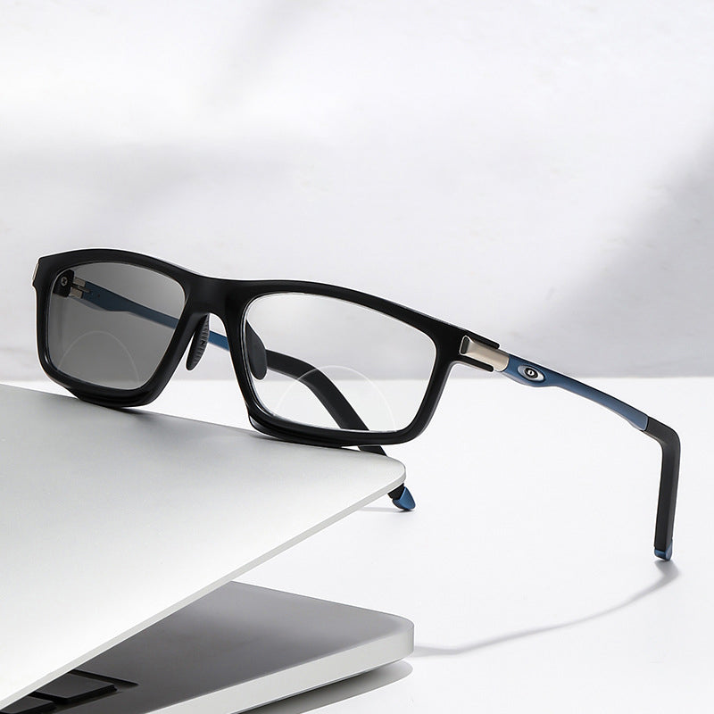 SPORTS COLOR-CHANGING MULTI-FOCAL READING GLASSES