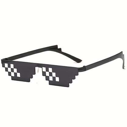 MOSAIC PRINT RIMLESS FASHION SUNGLASSES