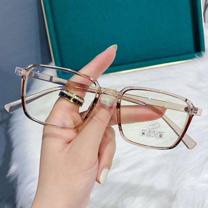 READING GLASSES ANTI-BLUE LIGHT GLASSES RETRO SMALL SQUARE READING GLASSES