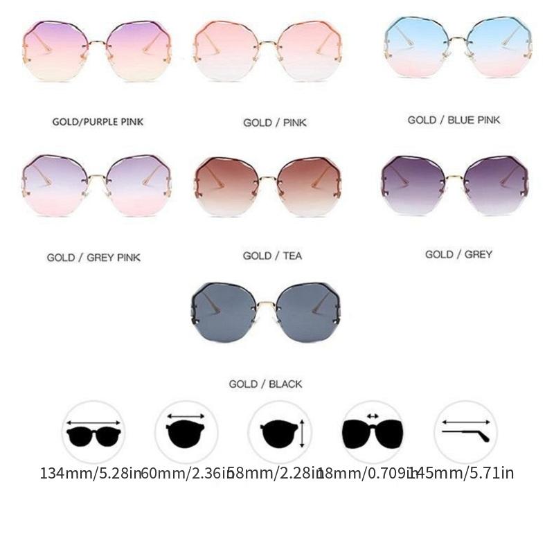 TRENDY OVERSIZED SQUARE SUNGLASSES