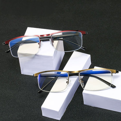 FASHIONABLE ALLOY MULTIFOCAL ANTI-BLUE LIGHT READING GLASSES