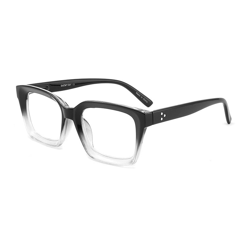 STYLISH SQUARE FRAME COMFORTABLE ANTI-BLUE LIGHT READING GLASSES