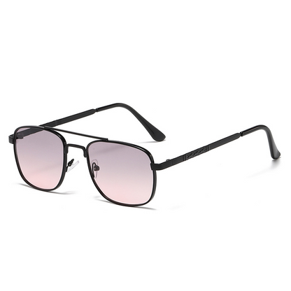 FASHIONABLE AND SIMPLE SQUARE METAL SUNGLASSES