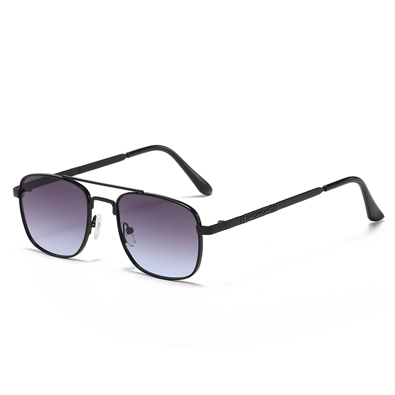 FASHIONABLE AND SIMPLE SQUARE METAL SUNGLASSES