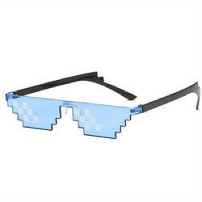 MOSAIC PRINT RIMLESS FASHION SUNGLASSES