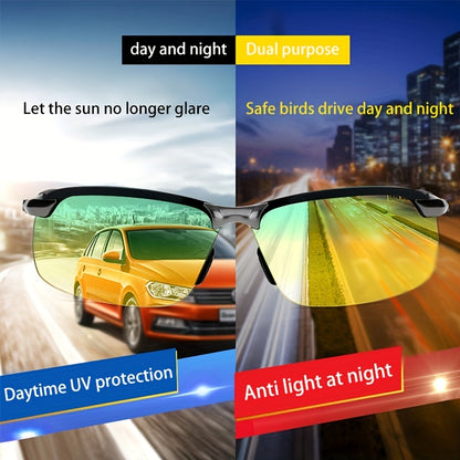 DAY AND NIGHT COLOR CHANGING DRIVING SUNGLASSES ANTI GLARE ANTI UV